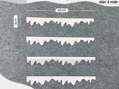 Set 2 - 4 miếng Tuyết tan mút Bitis dày 2ly [2 size] TUYETTAN-02